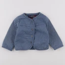 Vertbaudet - veste réversible bleu - 6 mois