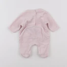 Vertbaudet - pyjama velours rose - 0 mois