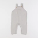 Vertbaudet - salopette beige - 6 mois
