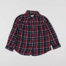 Vertbaudet - blouse rouge, bleu - 6 ans