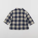 Petit Bateau - chemise beige, bleu - 12 mois