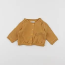 Vertbaudet - sweat jaune - 3 mois