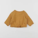 Vertbaudet - sweat jaune - 3 mois