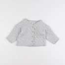 Vertbaudet - sweat gris - 12 mois