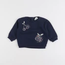 Tape à l'oeil - sweat bleu - 6 mois