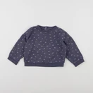 Vertbaudet - sweat bleu - 12 mois