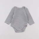 Vertbaudet - body gris - 6 mois