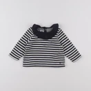Petit Bateau - tee-shirt beige, bleu - 6 mois