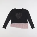 IKKS - tee-shirt gris - 10 ans