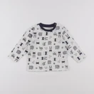 Timberland - tee-shirt blanc, bleu - 18 mois