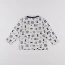 Timberland - tee-shirt blanc, bleu - 18 mois