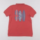 IKKS - polo imprimé au dos rouge - 10 ans