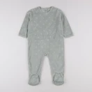 Vertbaudet - pyjama velours vert - 2 ans