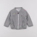 Vertbaudet - sweat gris - 18 mois