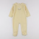 Vertbaudet - pyjama velours jaune - 2 ans