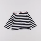Jacadi - tee-shirt blanc, bleu - 6 mois