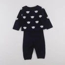 Jacadi - ensemble bleu - 12 mois