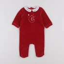 Jacadi - pyjama velours rouge - 3 mois