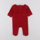Jacadi - pyjama velours rouge - 3 mois