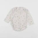 Zara - body à col beige - 1/3 mois