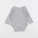 H&M - body gris - 1/3 mois