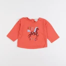 Tape à l'oeil - tee-shirt orange - 9 mois
