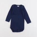 Petit Bateau - body bleu - 6 mois