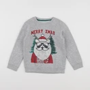 Vertbaudet - sweat gris - 5 ans