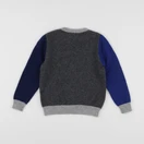 Jacadi - pull gris, bleu - 6 ans