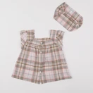 Vertbaudet - blouse rose, vert - 2 ans