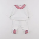 Jacadi - ensemble blanc - 6 mois