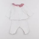 Jacadi - ensemble blanc - 6 mois