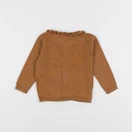 Vertbaudet - gilet marron - 6 mois