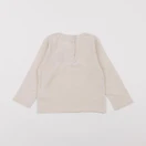 Vertbaudet - tee-shirt beige - 2 ans