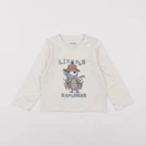 Vertbaudet - tee-shirt beige - 2 ans