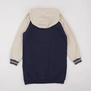 Vertbaudet - robe bleu, beige - 10 ans