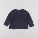 Vertbaudet - tee-shirt bleu - 12 mois