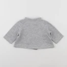 Petit Bateau - gilet gris - 6 mois