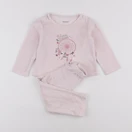 Vertbaudet - pyjama velours rose - 2 ans