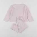 Vertbaudet - pyjama velours rose - 2 ans