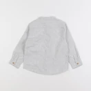 Zara - chemise blanc, gris - 12/18 mois