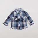 La Redoute - chemise blanc, bleu - 6 mois