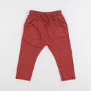 Vertbaudet - jogging rouge - 9 mois