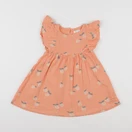 Vertbaudet - robe orange - 2 ans