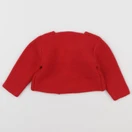 Petit Bateau - gilet rouge - 6 mois