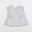 Petit Bateau - robe gris - 3 mois
