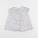 Petit Bateau - robe gris - 3 mois