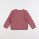 Vertbaudet - sweat rose - 6 ans
