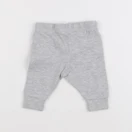 H&M - sarouel gris - 0/1 mois