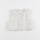 H&M - gilet blanc - 3/6 mois